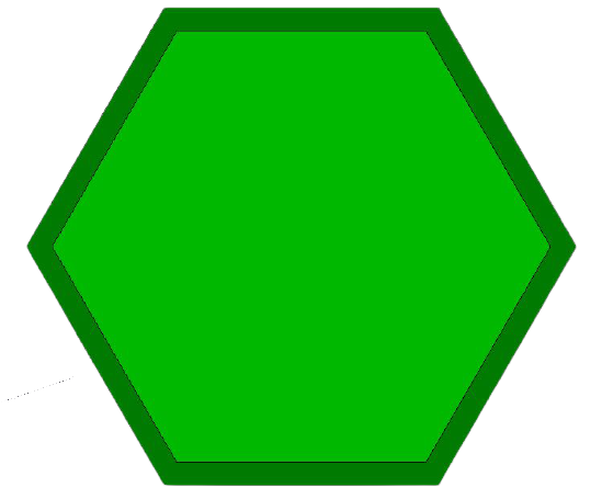 Image d'un pentagone représentant les formes de pots pour bonsaï de différents polygones de type masculin