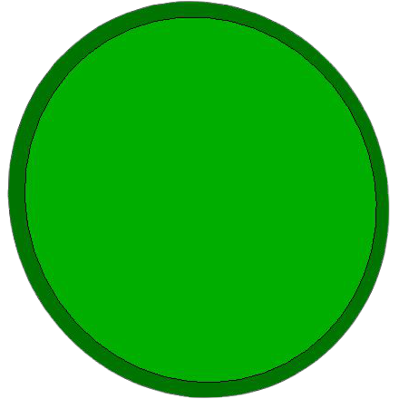 Image d'un cercle représentant les formes de pots pour bonsaï de forme ronde