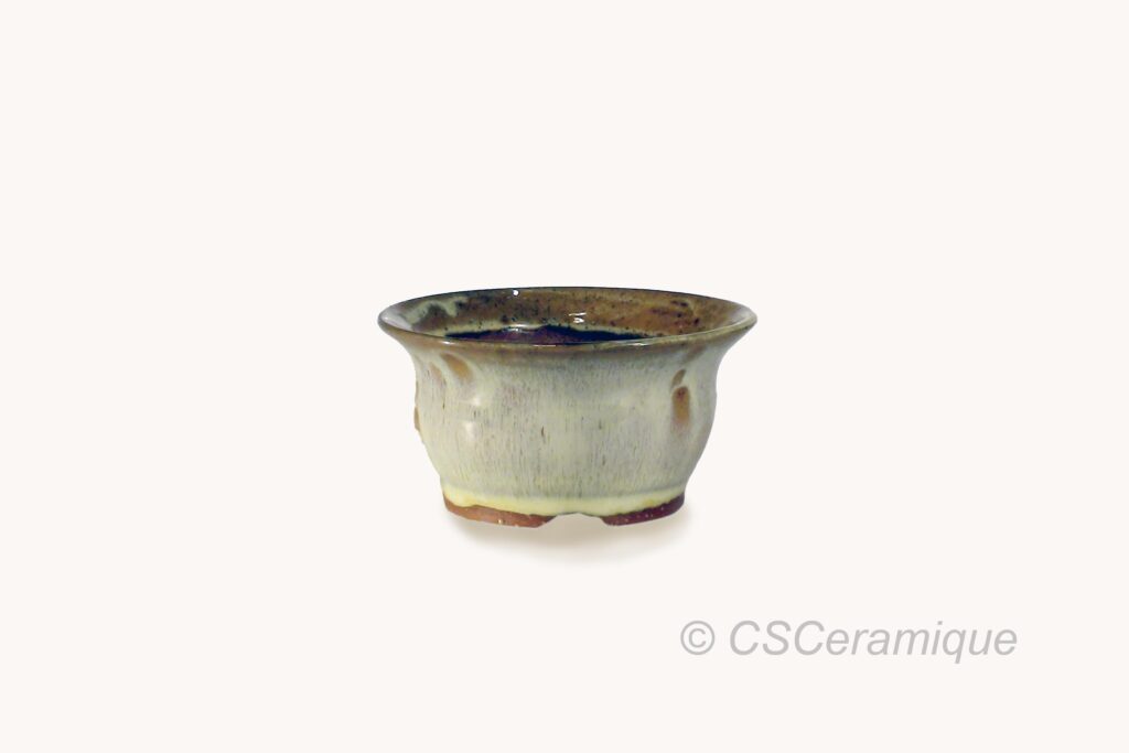 Petit pot rond de couleur jaune pour plante compagne (Shitakusa)

Small round yellow pot for accent plant (Shitakusa)