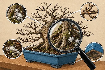 Vérification des arbres en hiver